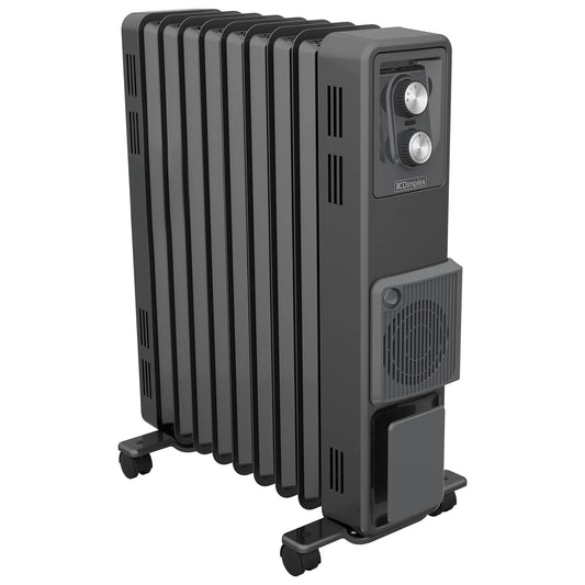 Dimplex Oil Free 2.4kW Column Heater w/ Thermostat and Turbo Fan in Black V240-ECR24FA