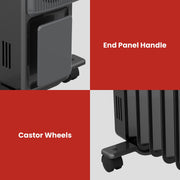 Dimplex Oil Free 2.4kW Column Heater w/ Turbo Fan and Timer in Black V240-ECR24TIF