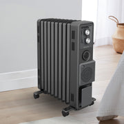 Dimplex Oil Free 2.4kW Column Heater w/ Turbo Fan and Timer in Black V240-ECR24TIF