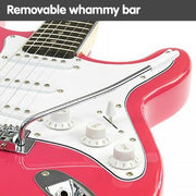 Karrera 39in Electric Guitar - Pink V240-EGP-5W-PK
