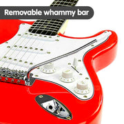 Karrera 39in Electric Guitar - Red V240-EGP-5W-RD