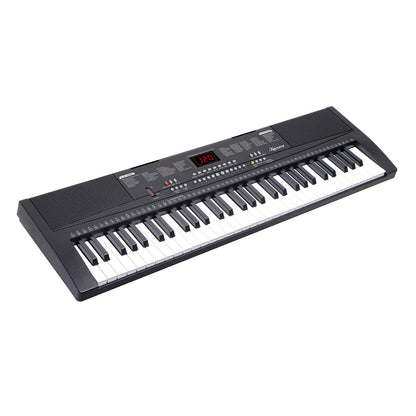 Karrera 61-Key Electronic Piano Keyboard 75cm with Stand - Black V240-EKB-61-K33-STD