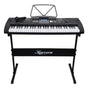 Karrera 61 Keys Electronic Keyboard Piano with Stand - Black V240-EKB-CHJ-61-BK