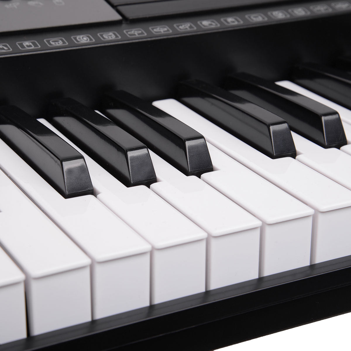 Karrera 61 Keys Electronic Keyboard Piano with Stand - Black V240-EKB-CHJ-61-BK