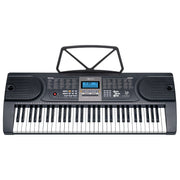 Karrera 61 Keys Electronic Keyboard Piano with Stand - Black V240-EKB-CHJ-61-BK