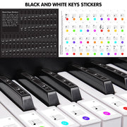 Karrera 61 Keys Electronic Keyboard Piano with Stand - Black V240-EKB-CHJ-61-BK