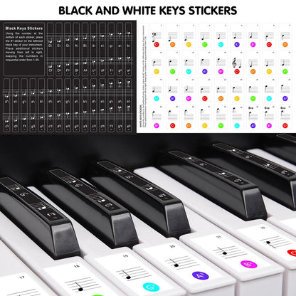 Karrera 61 Keys Electronic Keyboard Piano with Stand - Black V240-EKB-CHJ-61-BK
