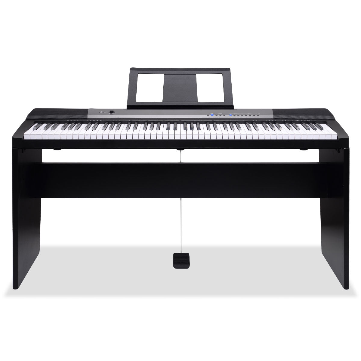 Karrera 88 Keys Electronic Keyboard Piano with Stand Black V240-EKB-CHJ-88-BK