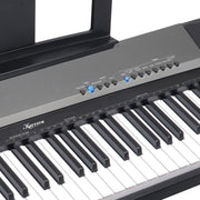 Karrera 88 Keys Electronic Keyboard Piano with Stand Black V240-EKB-CHJ-88-BK