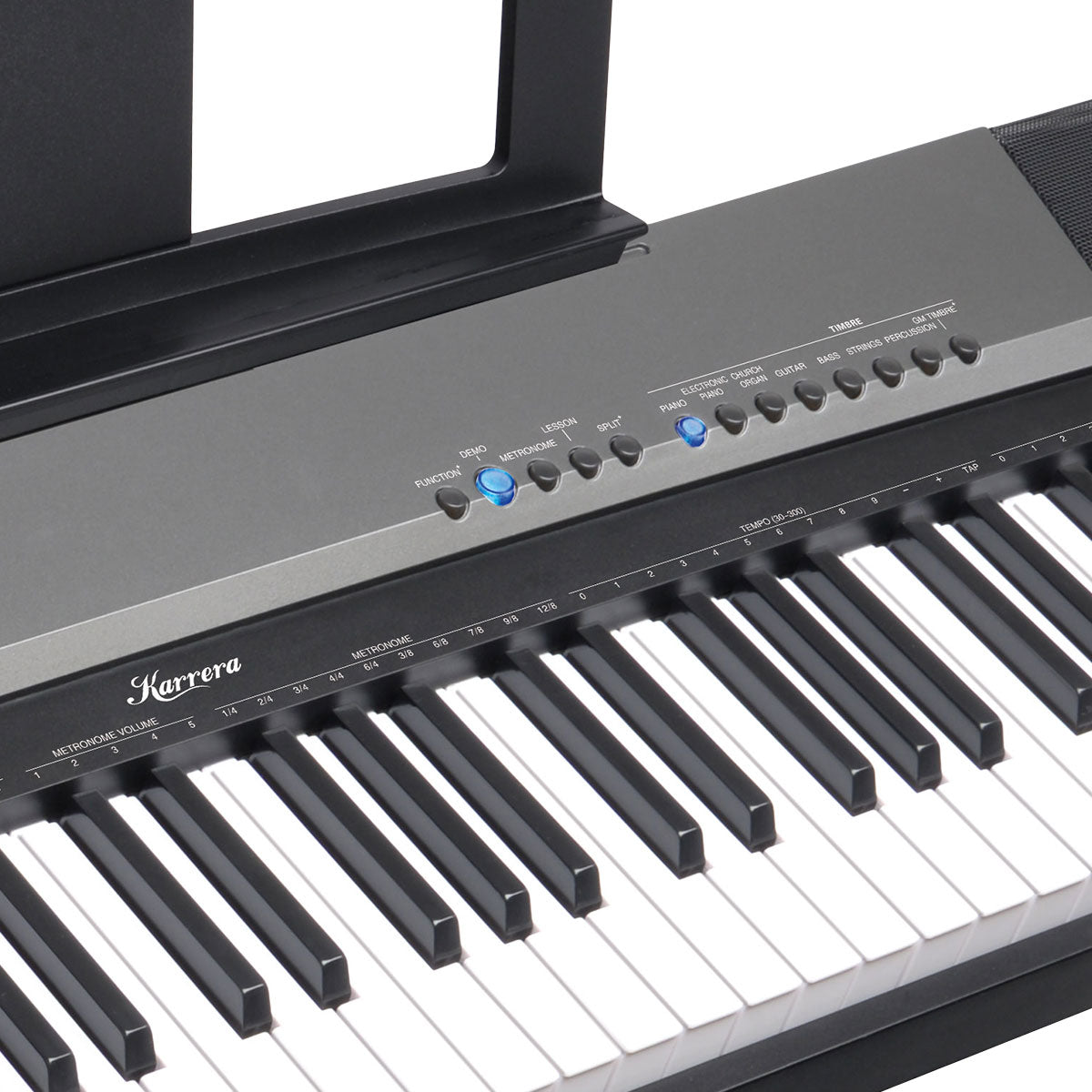 Karrera 88 Keys Electronic Keyboard Piano with Stand Black V240-EKB-CHJ-88-BK