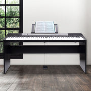 Karrera 88 Keys Electronic Keyboard Piano with Stand Black V240-EKB-CHJ-88-BK