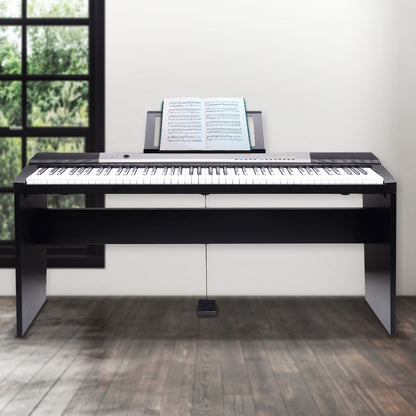 Karrera 88 Keys Electronic Keyboard Piano with Stand Black V240-EKB-CHJ-88-BK