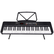 Karrera 61-Key Electronic Piano Keyboard with LED and Folding Stand in Black CHJ-SD1 V240-EKB-CHJ-SD1-BK