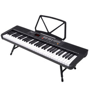 Karrera 61-Key Electronic Piano Keyboard with LED and Folding Stand in Black CHJ-SD1 V240-EKB-CHJ-SD1-BK