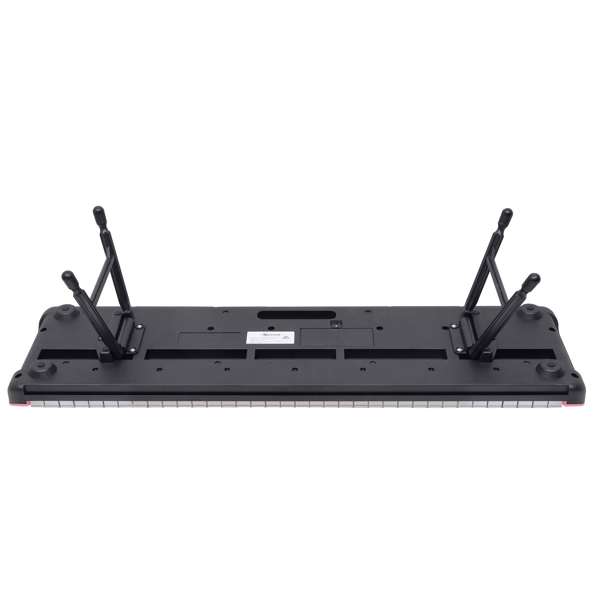 Karrera 61-Key Electronic Piano Keyboard with LED and Folding Stand in Pink CHJ-SD1 V240-EKB-CHJ-SD1-PK