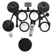 Karrera TDX-16 Electronic Drum Kit with LCD, Toms, Snares Quiet Mesh Pads & Pedals, Adjustable Stool, V240-ELE-DRM-5PC
