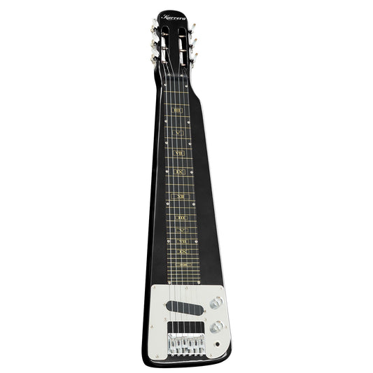 Karrera 29in 6-String Lap Steel Hawaiian Guitar - Black V240-ELE-LAP-6S-BK