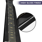 Karrera 29in 6-String Lap Steel Hawaiian Guitar - Black V240-ELE-LAP-6S-BK
