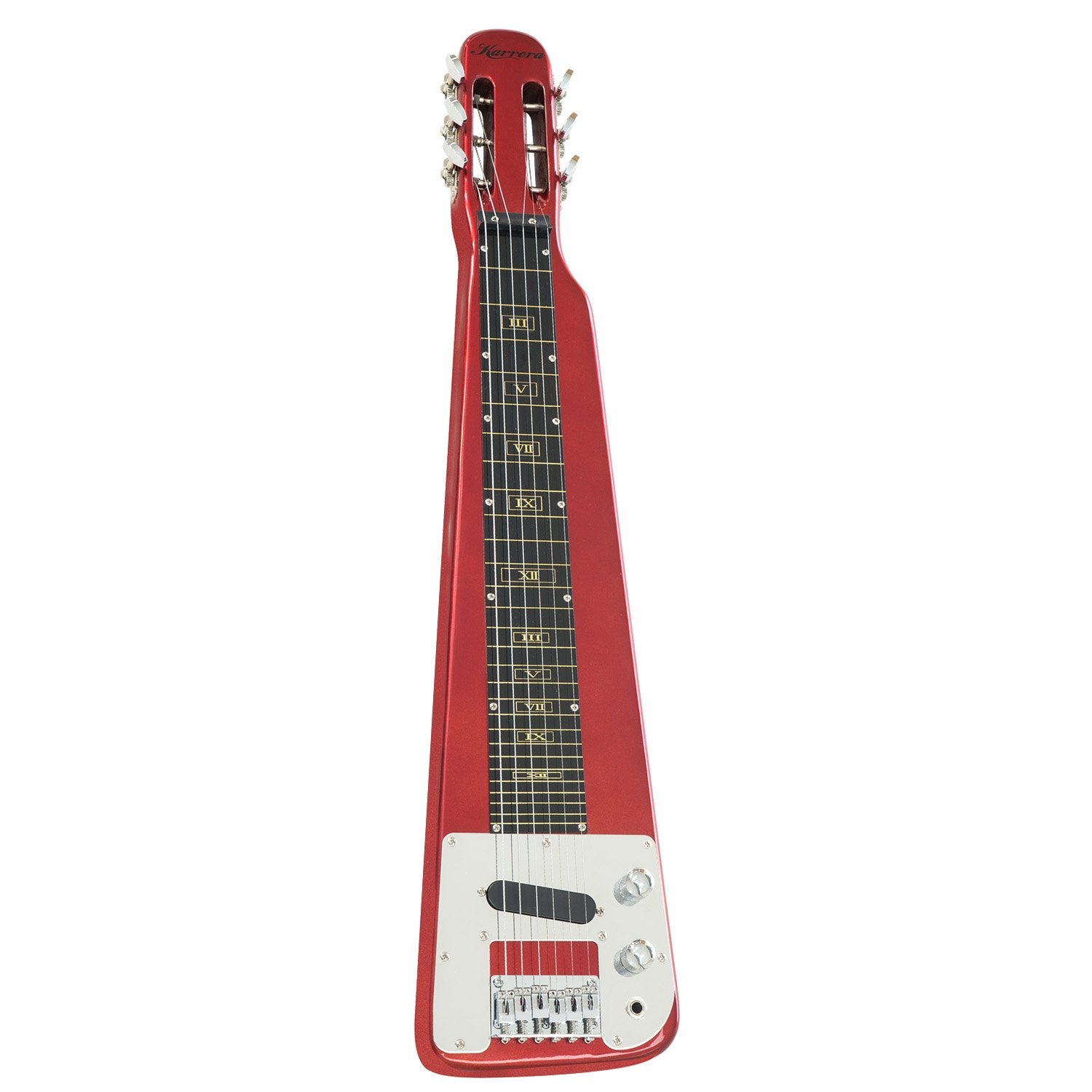 Karrera 6-String Steel Lap Guitar - Metallic Red V240-ELE-LAP-6S-RD