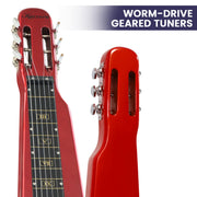 Karrera 6-String Steel Lap Guitar - Metallic Red V240-ELE-LAP-6S-RD