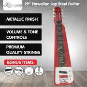Karrera 6-String Steel Lap Guitar - Metallic Red V240-ELE-LAP-6S-RD