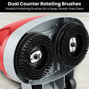 Klika Hauskeeper 5 in 1 Electric 240V Floor Polisher w/ 6M Power Cable Timber Hard Waxer Buffer Cleaner Red V240-FLOORWAX
