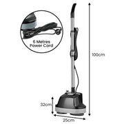 Kartrite Hauskeeper Gen2 5-in-1 Black Electric Floor Polisher Hard Waxer Buffer Scrubber Cleaner 240v With V240-FLR-POL-BK