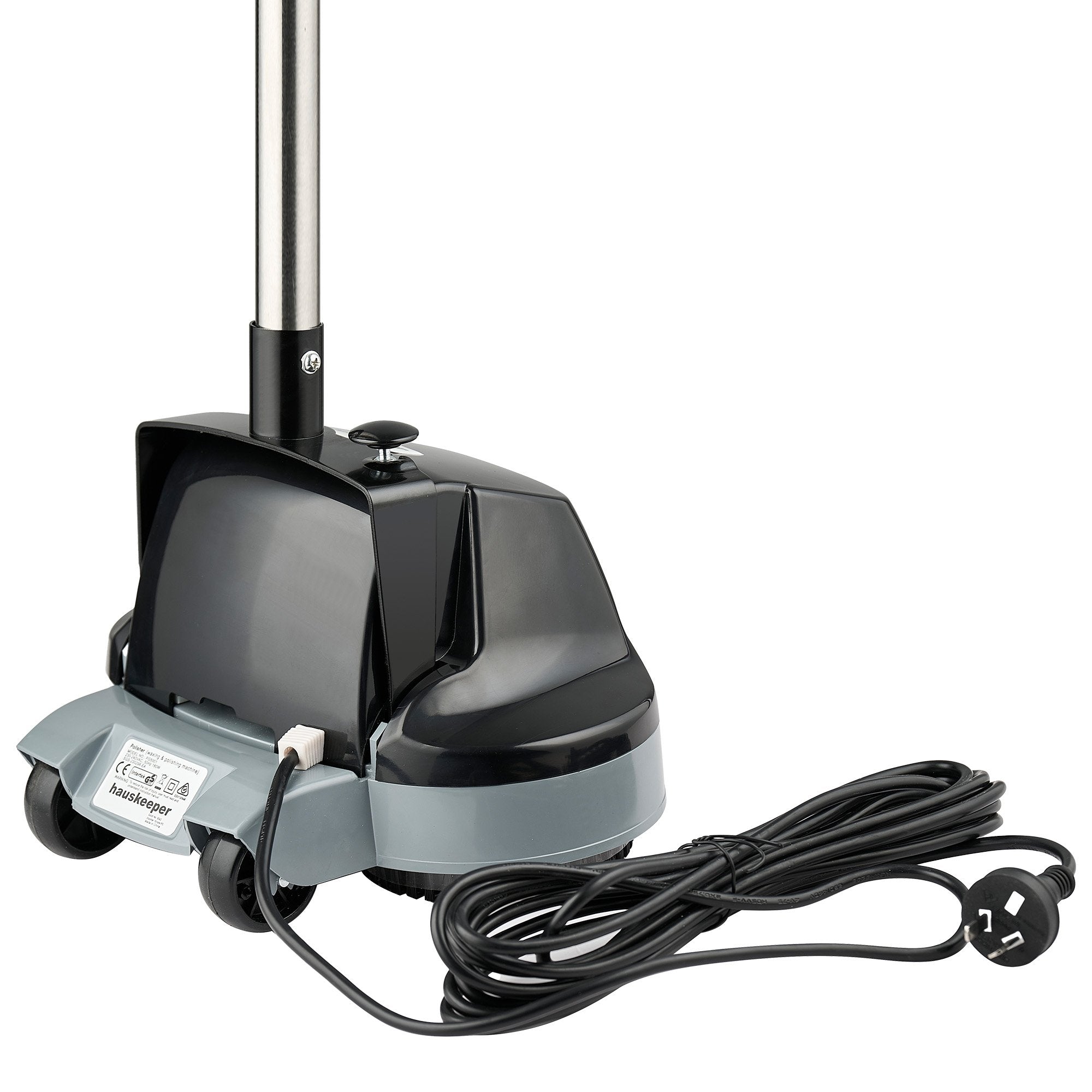 Kartrite Hauskeeper Gen2 5-in-1 Black Electric Floor Polisher Hard Waxer Buffer Scrubber Cleaner 240v With V240-FLR-POL-BK