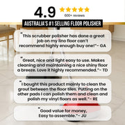 Kartrite Hauskeeper Gen2 5-in-1 Black Electric Floor Polisher Hard Waxer Buffer Scrubber Cleaner 240v With V240-FLR-POL-BK