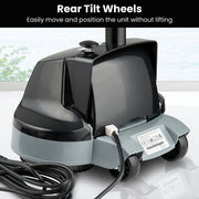 Kartrite Hauskeeper Gen2 5-in-1 Black Electric Floor Polisher Hard Waxer Buffer Scrubber Cleaner 240v With V240-FLR-POL-BK