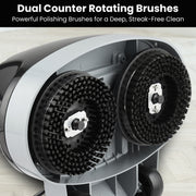 Kartrite Hauskeeper Gen2 5-in-1 Black Electric Floor Polisher Hard Waxer Buffer Scrubber Cleaner 240v With V240-FLR-POL-BK