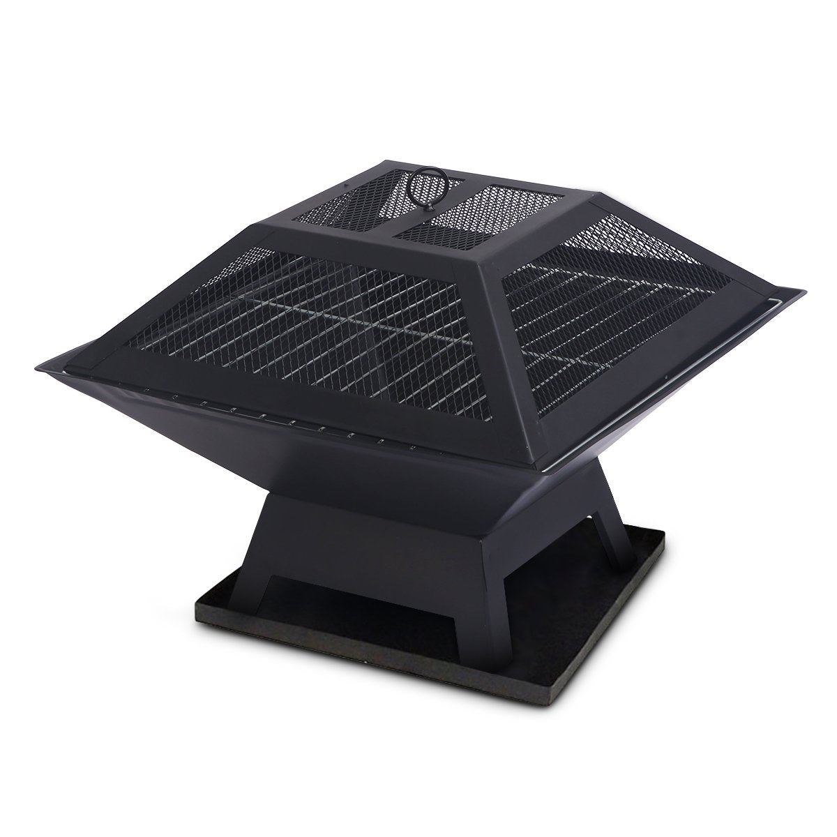 Wallaroo Portable Outdoor Fire Pit for BBQ, Grilling, Cooking, Camping V240-FPT-HP04