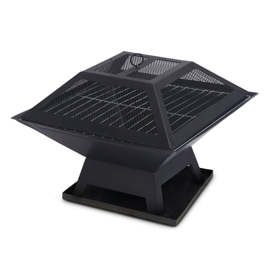 Wallaroo Portable Outdoor Fire Pit for BBQ, Grilling, Cooking, Camping V240-FPT-HP04