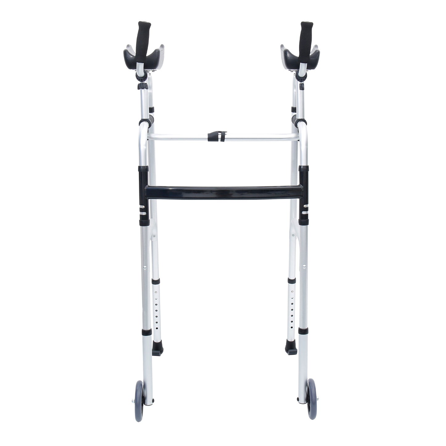 Orthonica Folding Rollator Walker Aluminium Adjustable Handles With Cane Box V240-FRW-MAS-30-508L
