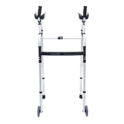 Orthonica Folding Rollator Walker Aluminium Adjustable Handles With Cane Box V240-FRW-MAS-30-508L