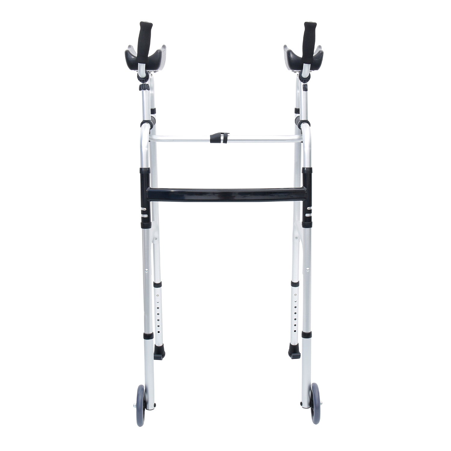 Orthonica Folding Rollator Walker Aluminium Adjustable Handles With Cane Box V240-FRW-MAS-30-508L