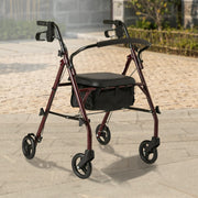 Orthonica Foldable Steel Frame Rollator 4-wheel Walker V240-FRW-MAS-30-STL