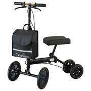 Orthonica Knee Walker with Adjustable Pad and Dual Brakes V240-FRW-MAS-3510-BK