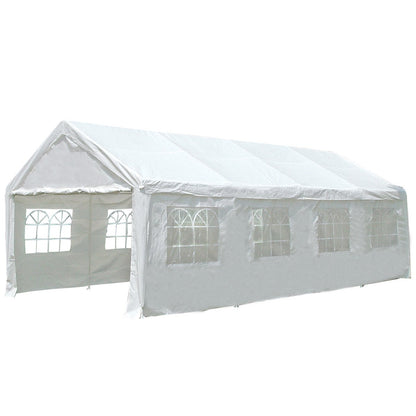 Wallaroo 4x8 Outdoor event marquee - White V240-GAZ-CPT-4X8-WH