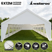 Wallaroo 12m x 6m outdoor event marquee carport tent V240-GAZ-CPT-612