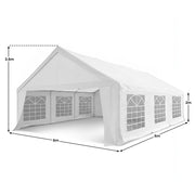 Wallaroo 6x6m Outdoor Event Marquee Gazebo Party Wedding Tent - White V240-GAZ-CPT-6X6-WH