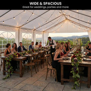 Wallaroo 6x6m Outdoor Event Marquee Gazebo Party Wedding Tent - White V240-GAZ-CPT-6X6-WH