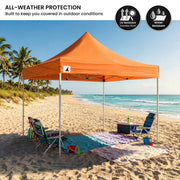Wallaroo Gazebo Tent Marquee 3x3 PopUp Outdoor - Orange V240-GAZ-POP-3X3-OR