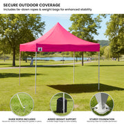 Wallaroo Gazebo Tent Marquee 3x3 PopUp Outdoor Pink V240-GAZ-POP-3X3-PK