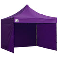 Wallaroo Gazebo Tent Marquee 3x3 PopUp Outdoor Purple V240-GAZ-POP-3X3-PU