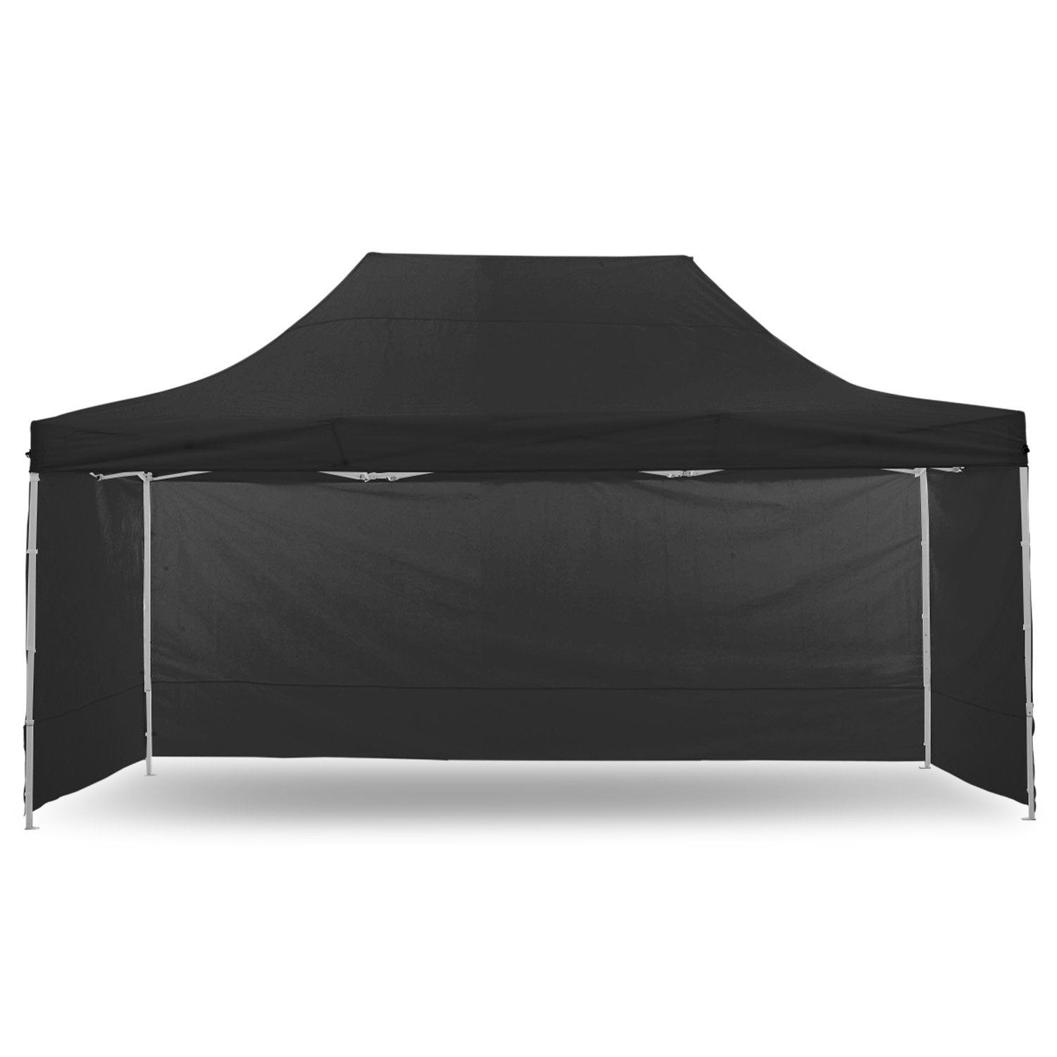 Wallaroo Gazebo Tent Marquee 3x4.5m PopUp Outdoor Black V240-GAZ-POP-3X45-BK
