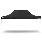 Wallaroo Gazebo Tent Marquee 3x4.5m PopUp Outdoor Black V240-GAZ-POP-3X45-BK