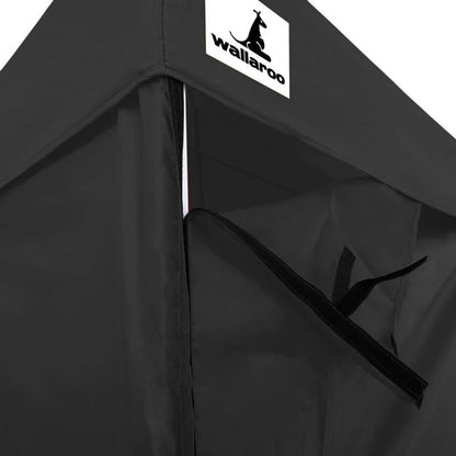 Wallaroo Gazebo Tent Marquee 3x4.5m PopUp Outdoor Black V240-GAZ-POP-3X45-BK