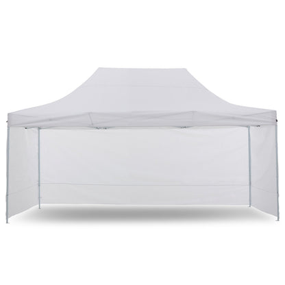 Wallaroo Gazebo Tent Marquee 3x4.5m PopUp Outdoor White V240-GAZ-POP-3X45-WH