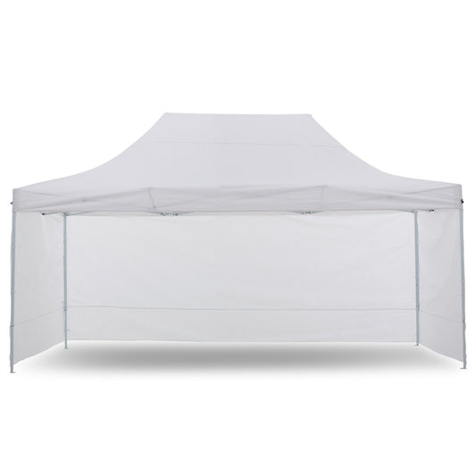 Wallaroo Gazebo Tent Marquee 3x4.5m PopUp Outdoor White V240-GAZ-POP-3X45-WH